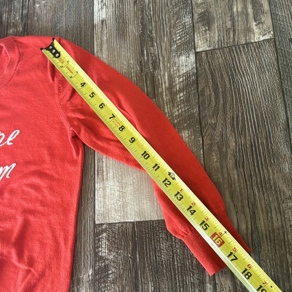 BANANAS REPUBLIC RED SWEATER, XSMALL - Picture 9 of 10